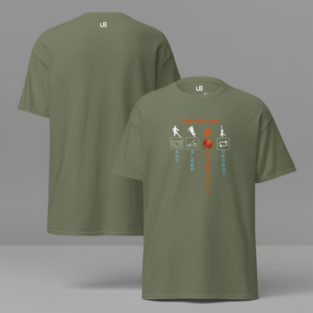 Urbanblissed Basketball Unisex Classic Tee | Streetwear Graphic T-Shirt