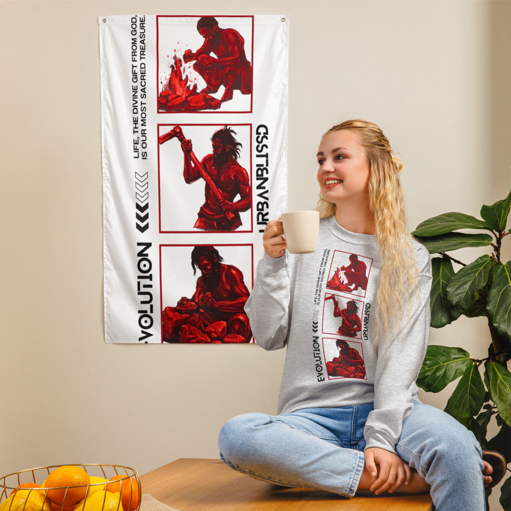 EVOLUTION Unisex Sweatshirt | Urbanblissed Streetwear