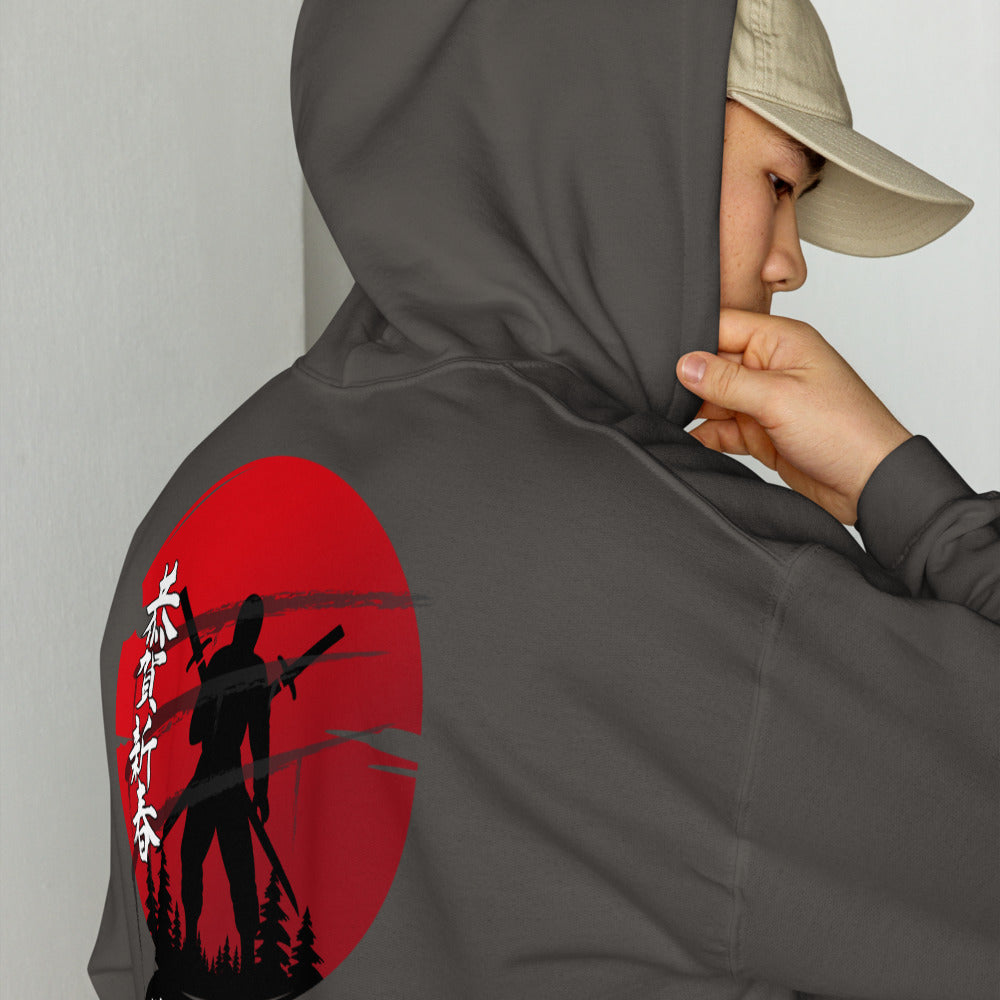 Urbanblissed Samurai Unisex Hoodie – Premium Streetwear Inspired by Warrior Spirit