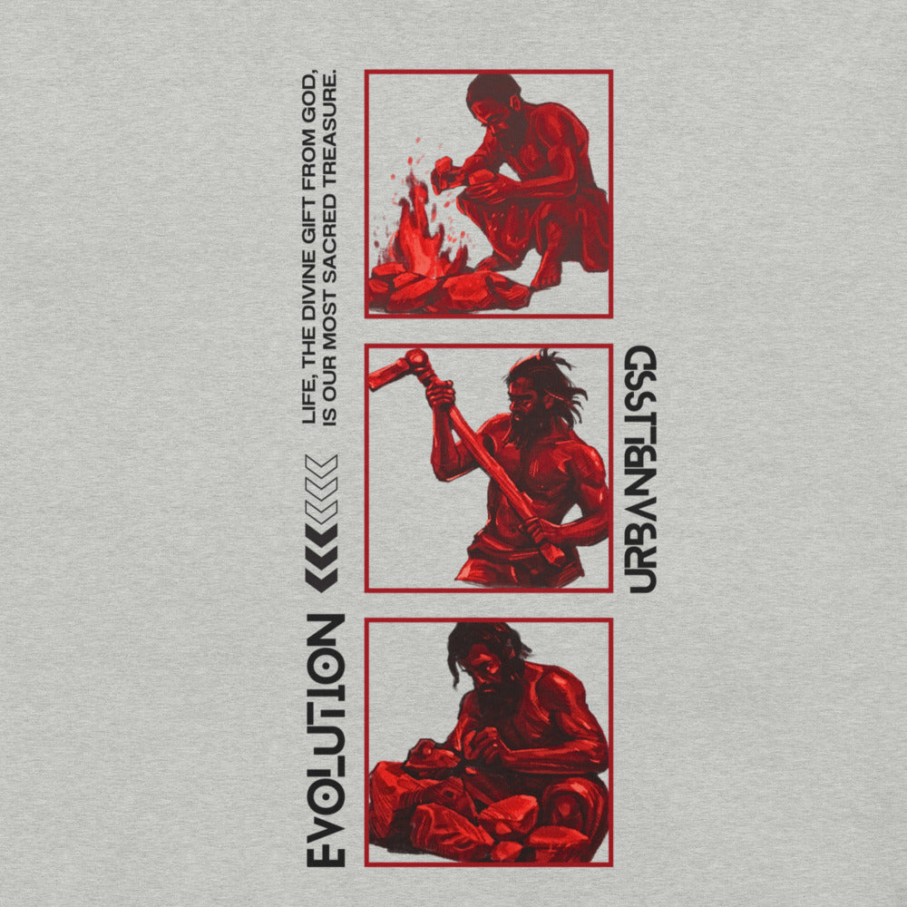 Urbanblissed Evolution Unisex T-Shirt | Premium Streetwear Graphic Tee