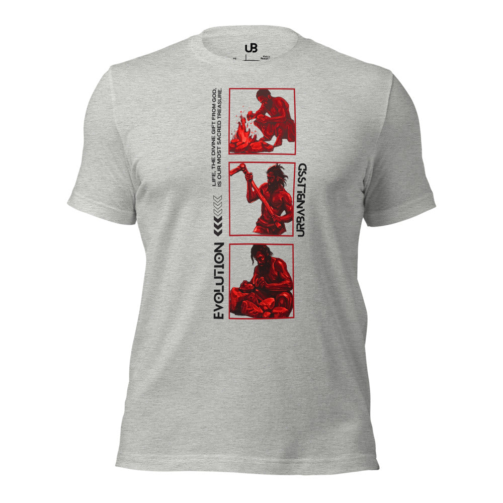 Urbanblissed Evolution Unisex T-Shirt | Premium Streetwear Graphic Tee