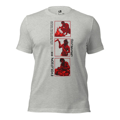 Urbanblissed Evolution Unisex T-Shirt | Premium Streetwear Graphic Tee